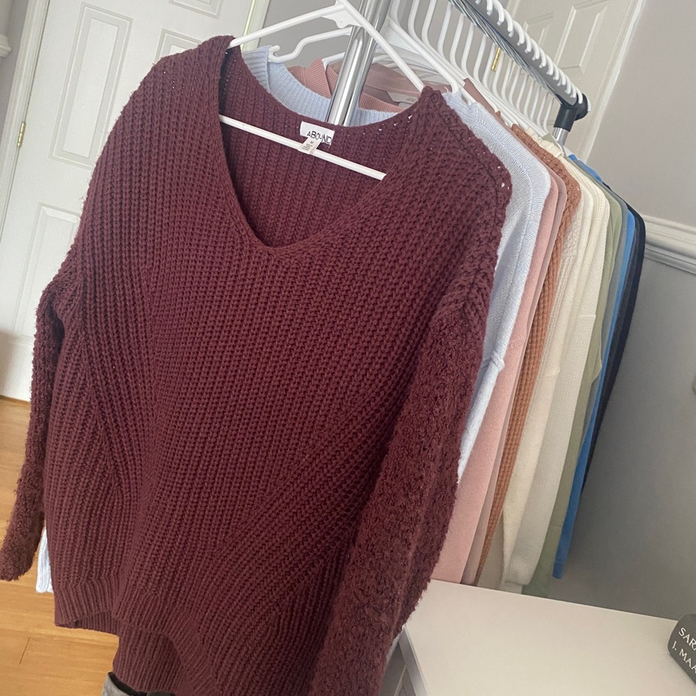 Purple sweater